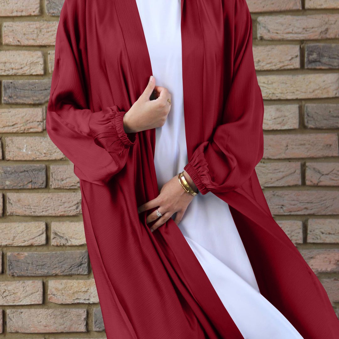 Muslim New Long sleeved Long Dress Dubai Tourism Dress Abya Supplied from China