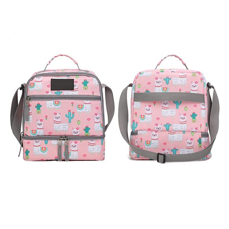 Customized insulated lunch bag for female students