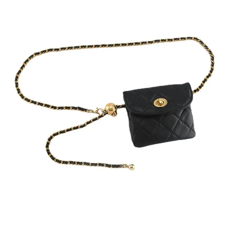 New Fashion Small Gold Ball Waist Chain Bag Customization